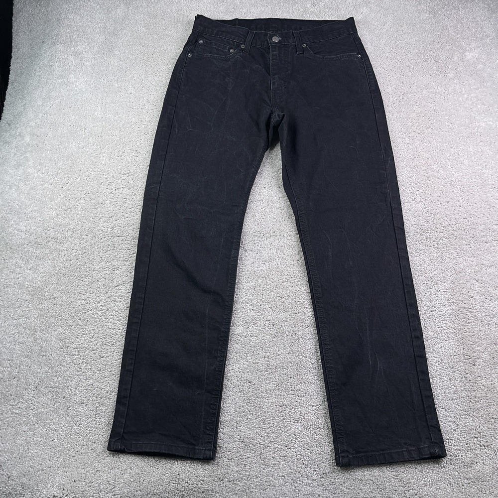Levis Jeans Mens 31x30 Black 541 Athletic Taper Stretch Denim Casual Streetwear